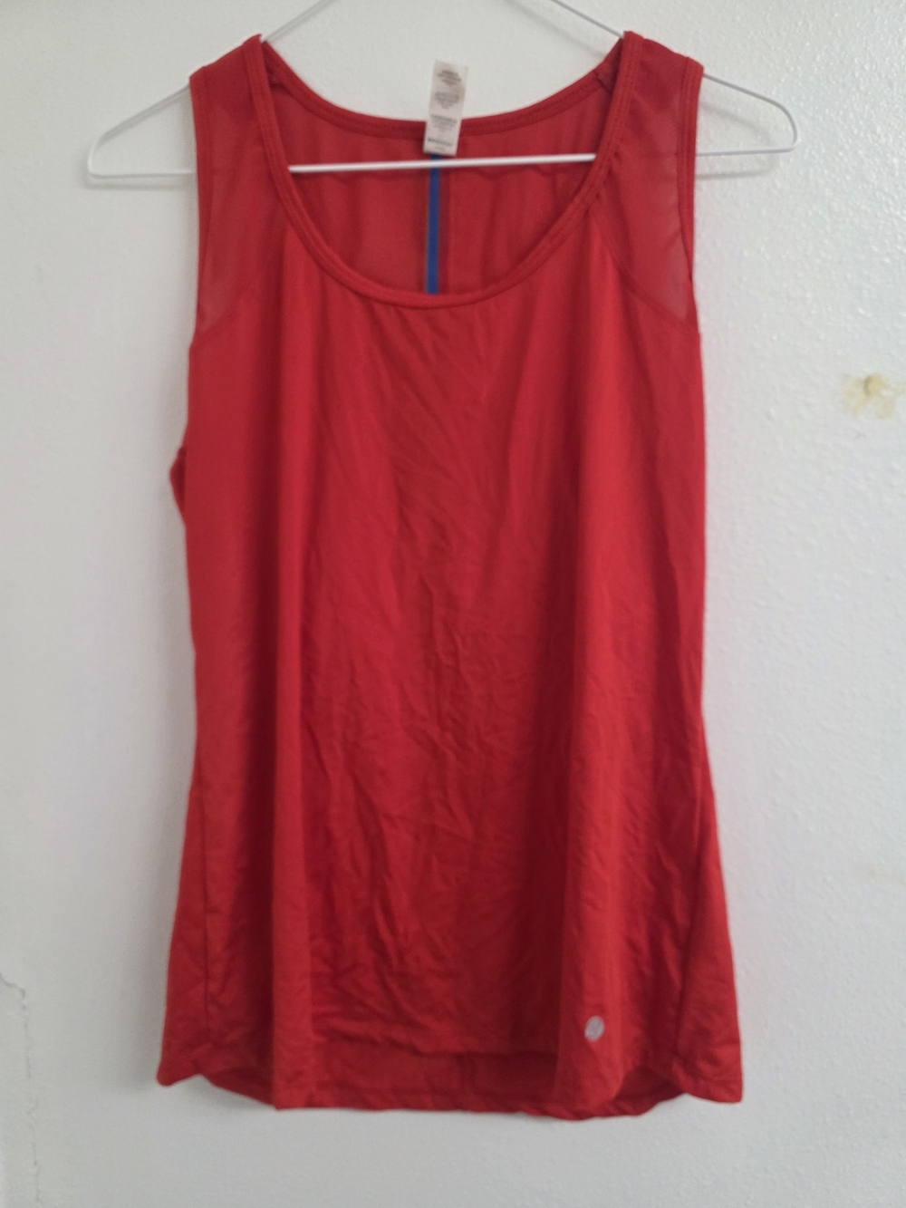 Bally Red Scoop-Neck Athletic Tank (0612)